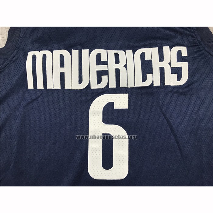 Camiseta Dallas Mavericks Kristaps Porzingis NO 6 Statement 2019-20 Azul